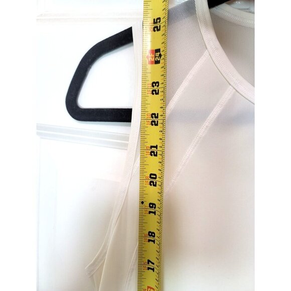 Lululemon Tank Top Mesh Back Ivory Size s - Picture 7 of 8